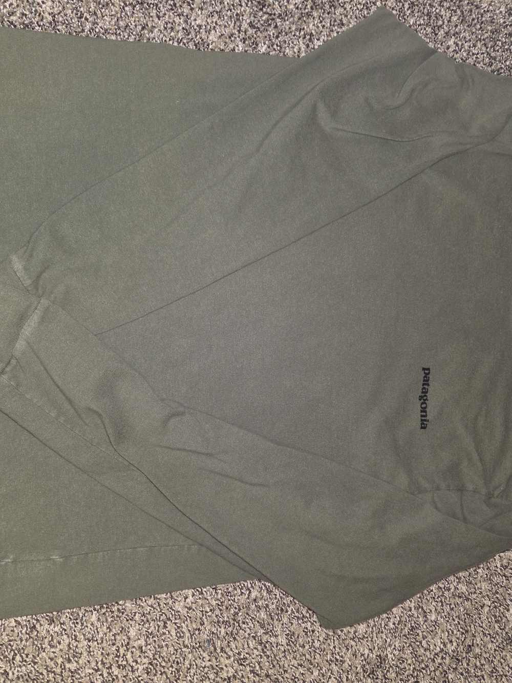 Patagonia Olive Green Crewneck Sweatshirt